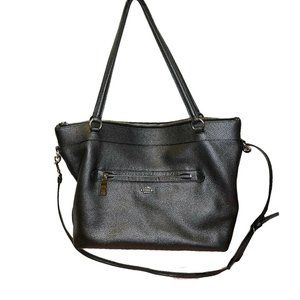 Coach $389 Tyler Pebble Leather Convertible Tote